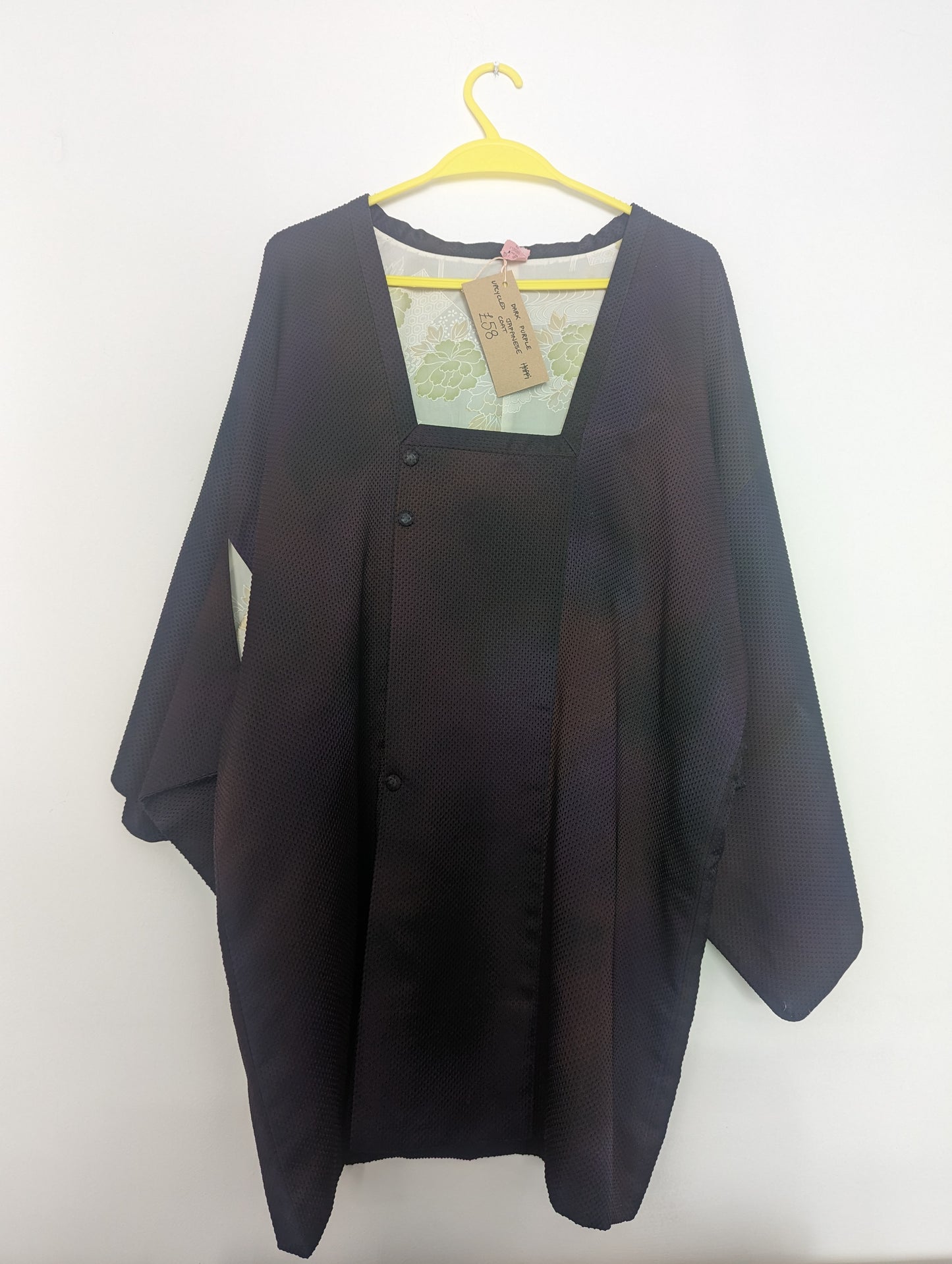 Dark Purple Up-cycled Hapi Coat