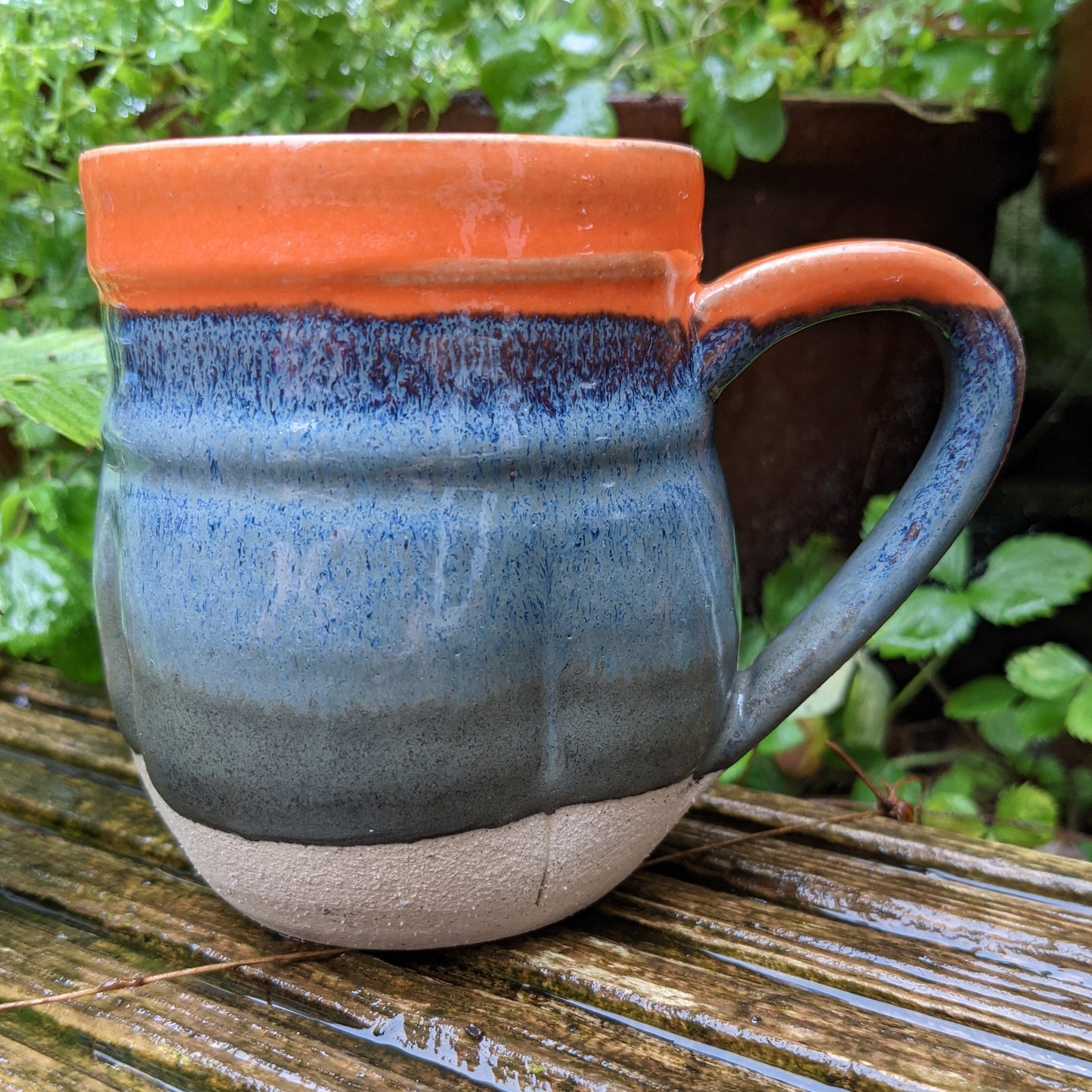 Mug - Orange and Blue